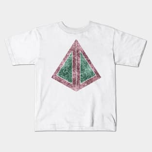 David's Mirrored Triangles LEGION Kids T-Shirt